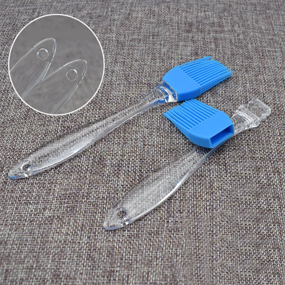1X Liquid Oil Cake Brush Silicone Baking Oil Brush Pastry Cream For Bread BBQ Utensil Basting Brushes Grill Kitchen#CH