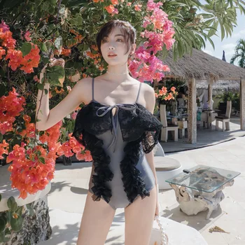 

Swimwear For Women 2020 1 Piece Swimsuits Korean Lady Bikini Set Plus Size Teens Swimming Female Badpak Bathing Suit Monokini