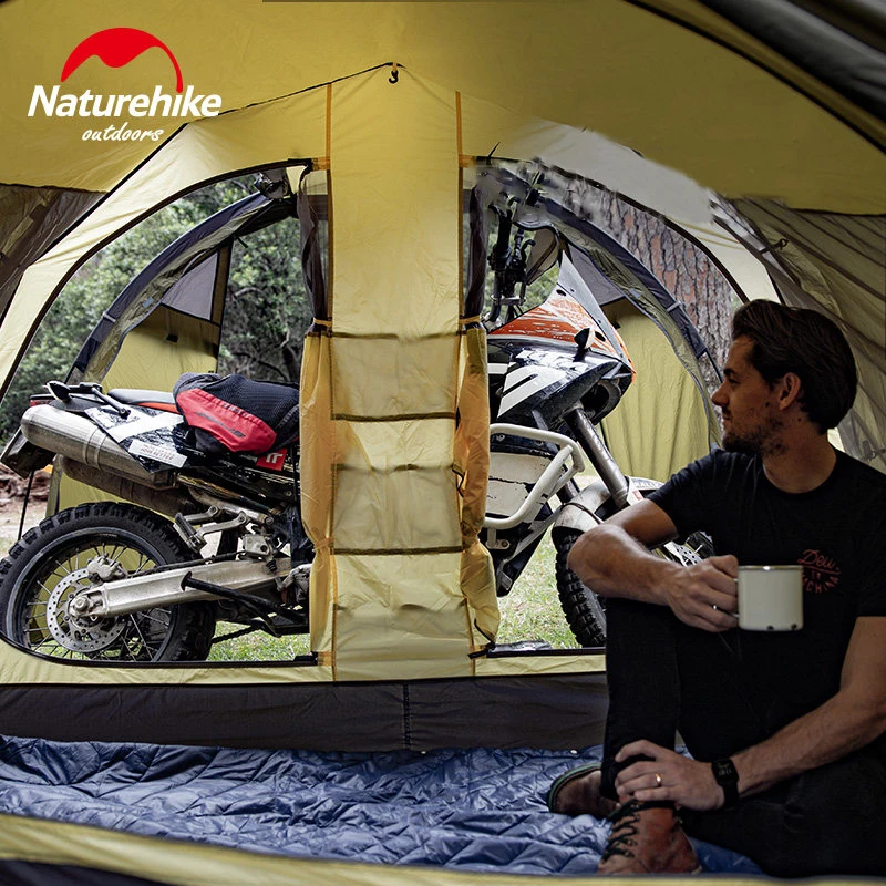 Naturehike Cloud Tourer 2 человека мотоциклетная палатка на открытом воздухе большое пространство туннельная палатка ветрозащитная походная палатка
