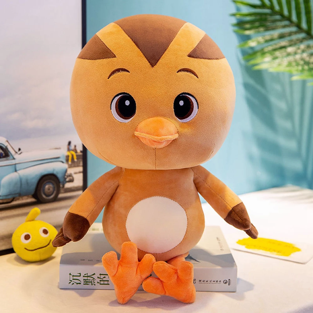 매우 귀여운 네 병아리 봉제 장난감, 큰 머리 큰 눈 인형, 어린이 생일 크리스마스 선물, 4 가지 색상, 28cm