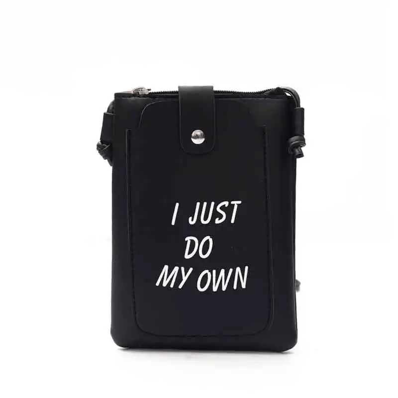 

2019 new simple mini mobile phone bag diagonal bag versatile pu leather mobile phone bag student shoulder bag