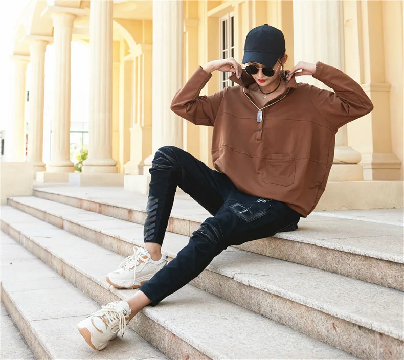 Max LuLu, новинка, модные корейские Брендовые женские весенние топы и блузки в стиле панк, женские рубашки больших размеров с длинным рукавом, Повседневная Уличная одежда