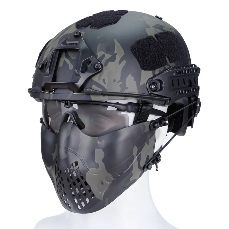 

Military Tactical Half Face Paintball Mask Costume Cosplay Halloween Party Mask Hunting Wargame Airsoft Skull Protective Masks
