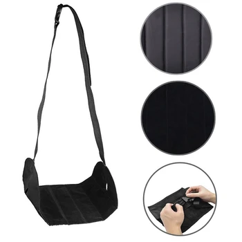 

New Portable Footrest Flight Carry-on Foot Rest Travel Pillows Leg Hammock Airplane Footrest Made With Premium Memory Foam - Air