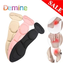 5D стельки для женщин на высоком каблуке, поддержка свода стопы, защитные накладки на пятку, мягкая губка, массажная обувь, стельки для ухода за ногами