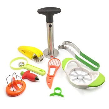 

Fruit Peeled And Dig The Ball To Take The Meat Slice Nine Sets For Pineapple Apple Watermelon Banana Spherical Shape Tools