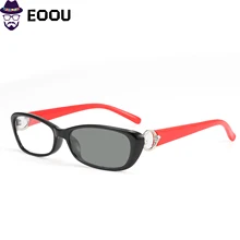 Очки для чтения при близорукости фотохромные очки серые линзы кошачьи женские солнцезащитные очки, оправа для очков