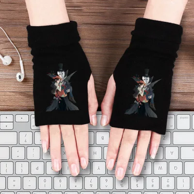 2-18 Grandmaster of Demonic Cultivation Gloves Lan Wangji Wei Wuxian Scarf Demon Slayer Tanjirou Nezuko Cartoon Anime Mouth Muffle - Цвет: 2-18