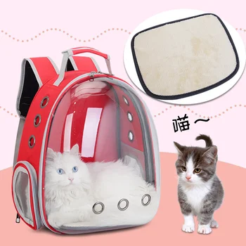 

New Pet Backpack Transparent Wholesale Space Capsule Bag Reflective Dog Out Portable Cat Puppy Carrier Backpack