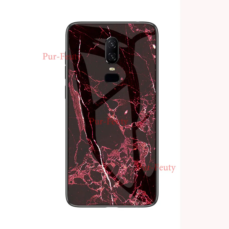 Чехол для Oneplus 6T mlaren, мраморный жесткий чехол из закаленного стекла для Oneplus One Plus 1+ 6, чехол с градиентом, защитный чехол на заднюю панель телефона