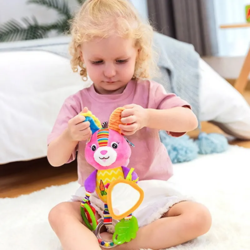 LOOZYKIT для новорожденных, детская коляска, подвесная игрушка, милые животные, кукла, кровать, подвесная плюшевая игрушка, погремушка, кровать, колокольчик, мягкий инструмент для сна, игрушки