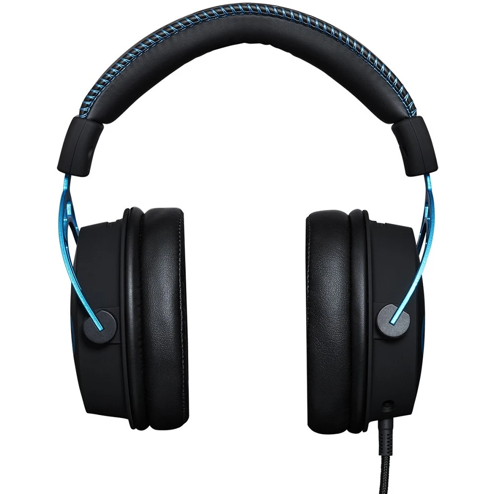 Гарнитура HyperX Cloud Alpha Cloud9 Edition 13-27000 Гц, 65 Ом, 98 дБ, 50-18000 Гц,-43 дБ, 2.2 кОм, цвет: черный/синий