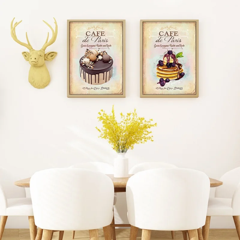 Nordic-Poster-Vintage-Modern-Minimalist-Coffee-Dessert-Canvas-painting-Abstract-Home-Decoration-Kitchen-Wall-Pictures-No