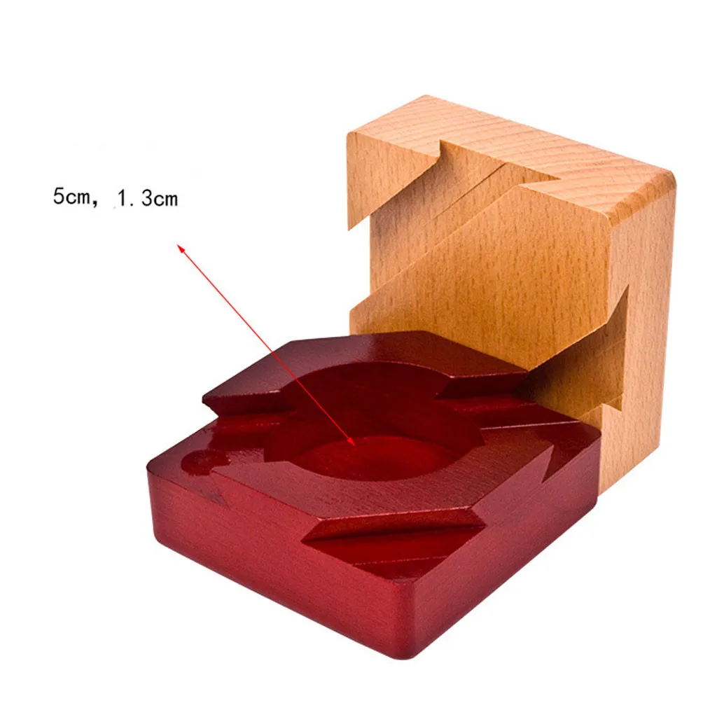 Деревянный пазл с секретом коробка отсек скрытый алмаз подарок сюрприз головоломка