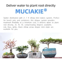 Greenhouse drip irrigation 4-way drip arrow 2-way transmitter irrigation system Potted plants with greenhouse suite 10set 20set 2