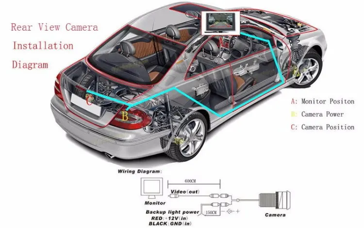 Toyota Corolla E120, E130 2001-2007, câmera de