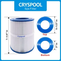 2 Pack  Cryspool Hot Tub Filter Replacement for Spa Filter Aqua Crest PDM28 461273, Dream Maker 1