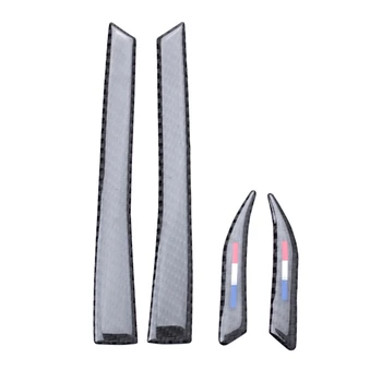 

NEW Carbon Fiber Car Rearview Mirror Cover Trim for Ford Mustang 2015-2017