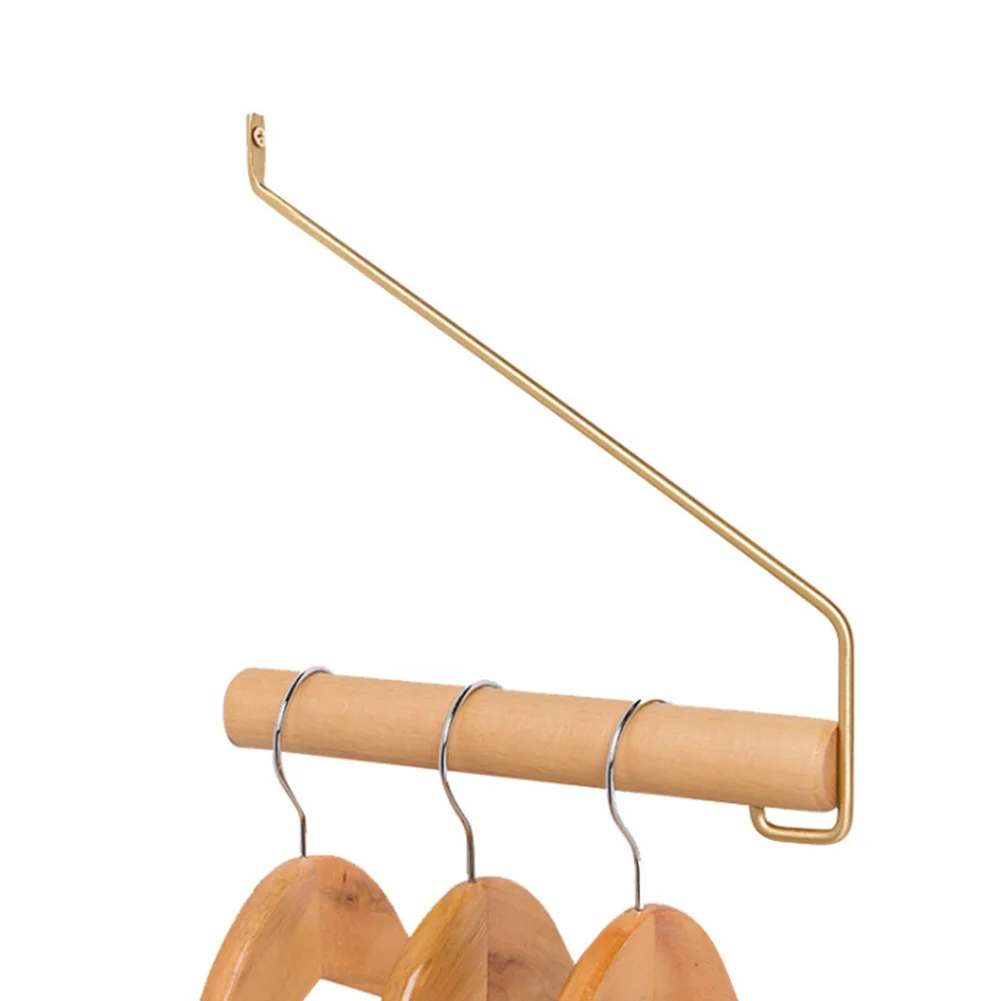 

Wooden Coat Hook Holder Drying Shelf Wardrobe Wall Mounted Storage Clothes Hanger Cabinet Organizer Home Accessories Rack