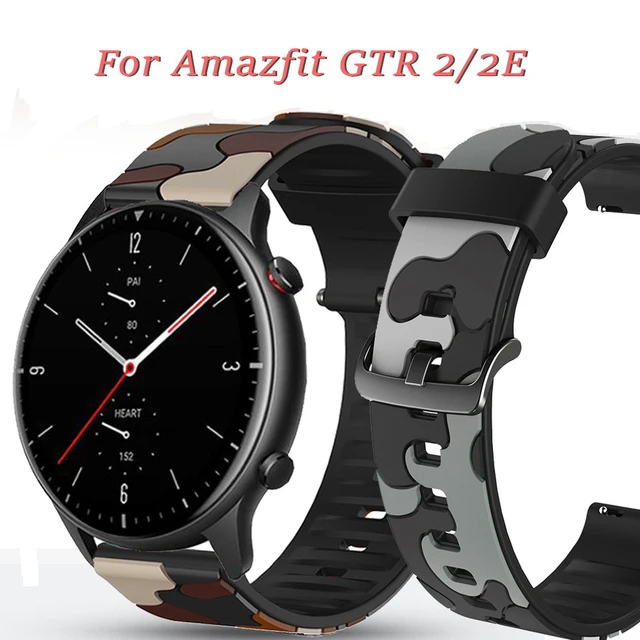 Correa de cuero para Xiaomi Huami Amazfit GTR 2 2e, pulsera de 47/42mm,  correa de reloj para Amazfit Stratos 3 2 Pace - AliExpress