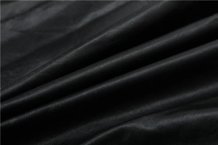 Queechalle Осень Зима Длинная кожаная куртка Женская мода с капюшоном длинным рукавом Свободное пальто Верхняя одежда с поясом черный