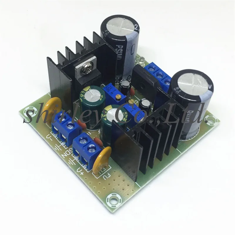 Плавленый LM317+ LM337/отрицательный двойной мощности Регулируемый блок питания/электронный компонент