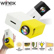 LED Mini projecteur Portable Android prend en charge YG-300 J9 J10 J15 HDMI USB Audio lecteur vidéo multimédia à domicile(China)