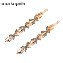 Morkopela заколка для волос с кристаллами модные заколки для волос со стразами ювелирные изделия Woimen банкетные заколки для волос аксессуары
