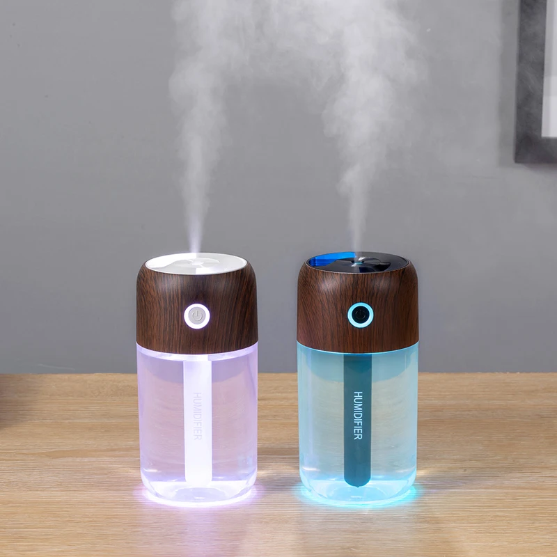 ELOOLE Holzmaserung Mini Luftbefeuchter USB Ultraschall Aroma Ätherisches Öl Diffusor Nanometer Zerstäubung Spray Für Home Auto