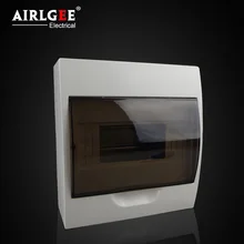 8way surface type electrical  IP67 PC/ABS plastic distribution box  Home user Waterproof strong electric lighting box