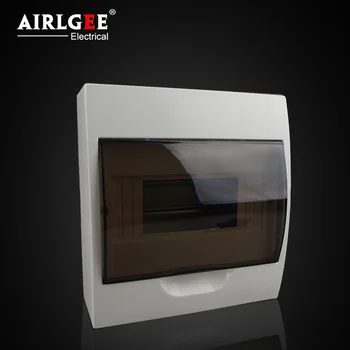

8way surface type electrical IP67 PC/ABS plastic distribution box Home user Waterproof strong electric lighting box