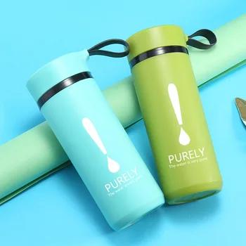 

Advertising Cup Double-Layer Glass Customized Daily Environmental Protection Gift Cup Glass Colorful Cup hydro flask bottle