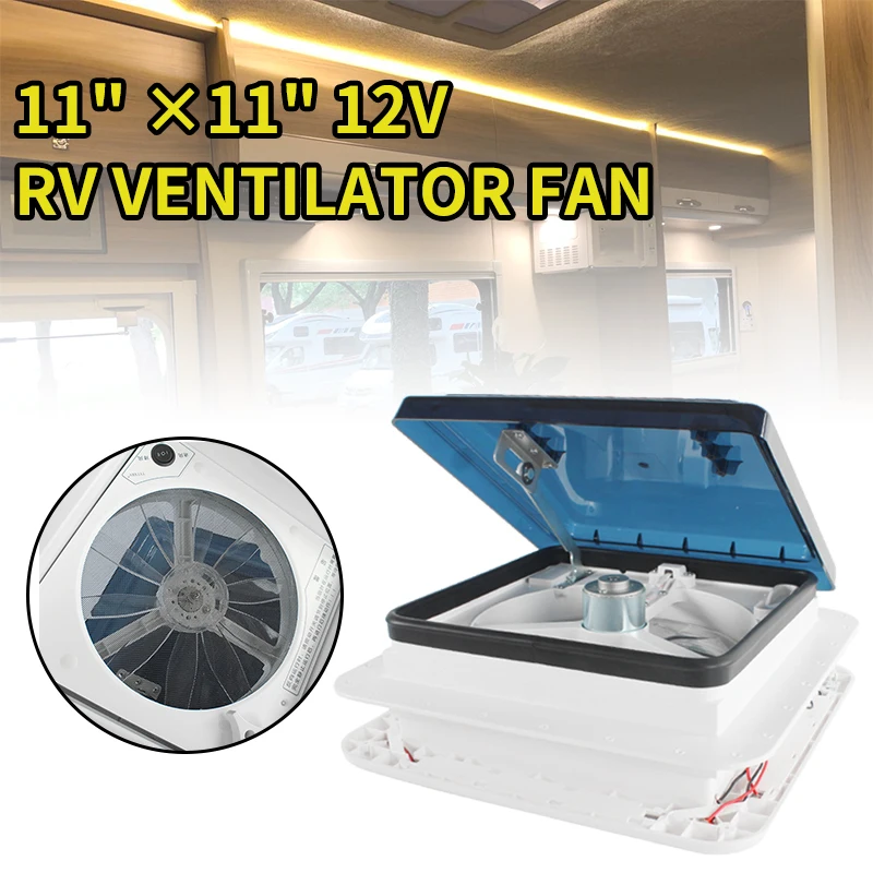 TYTXRV Trailer Accessories Manual Exhaust fan 14' 12V CE UV Resistant ABS  Ventilation heat dissipation For Caravan Motorhome RV