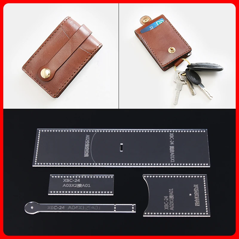 Rogue Tu 1 Набор пластина шаблон Руководство DIY кожаный инструмент ключи сумка карты мешок акриловая пластина шаблон