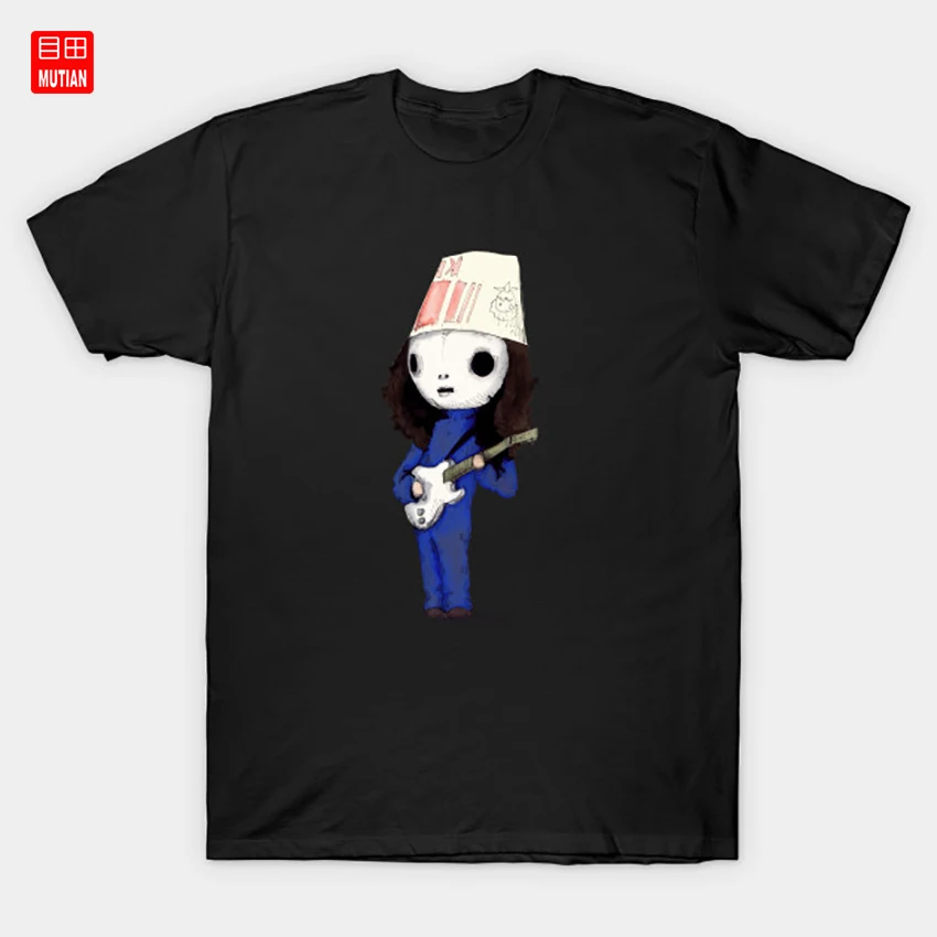 Металлическая футболка для рок-группы Buckethead | Мужская одежда