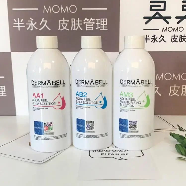 Aqua Peeling Solution AA1 AB2 AM3/400ml Bottle Aqua Facial Serum Hydra Facial Serum For Normal Skin