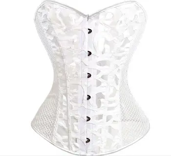

Flower sky Sexy Lace up Boned Overbust Corset Bustier Top Waist Cincher Shaper Plus Size XS S-XXL/ 3XL 4XL 5XL 6XL