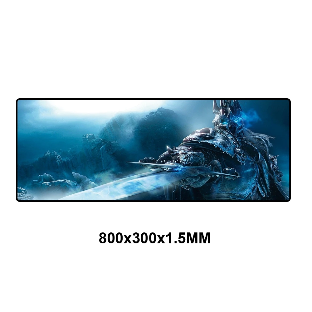 MSSJ-RW008-80x30 Большой игровой коврик для мыши, коврик Grande для WOW Lich King Gamer XXL, компьютерный коврик для мыши, игровой стол, игровой коврик для Csgo PC, 900x400 м, коврик для мыши - Цвет: MSSJ-RW008-80x30
