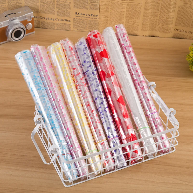 Transparent Printing Plastic Bag Plush Toy Doll Gift White/Pink/Blue/Rose Red/Yellow/Purple Universal Child Packaging | Дом и сад