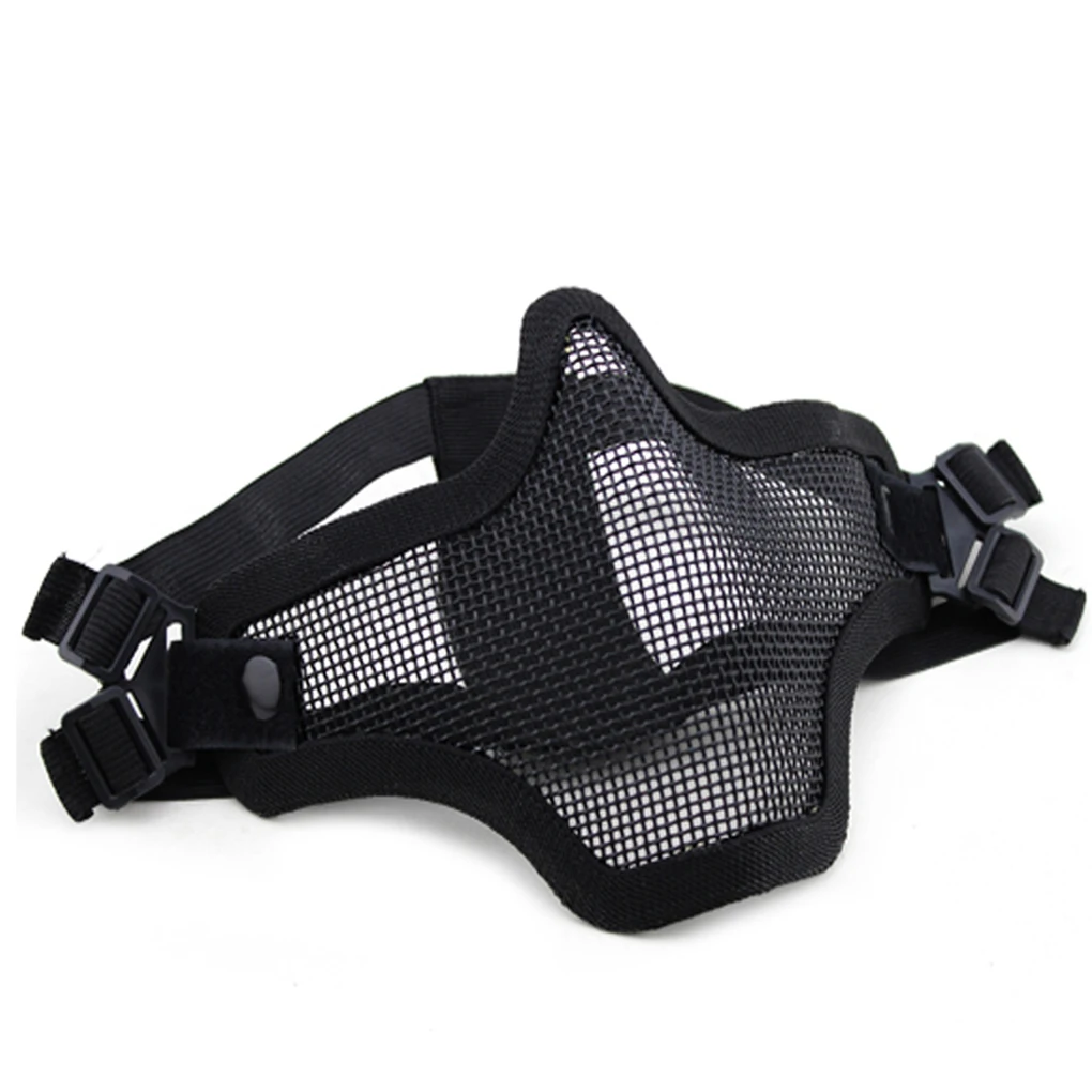 Low Carbon Steel Wire Warrior Outdoor Field Mask CS Game Cosplay Halloween Protect Solid Mask