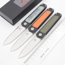 YX622 Настоящее 14C28N стальное лезвие шарикоподшипник G10 ручка Походный Карманный фруктовый EDC инструмент джентльмен складной нож