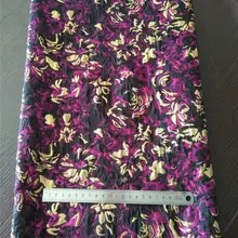 Высококачественная жаккардовая парчовая ткань нигерийский Тюль кружевная ткань красная французская Сетка кружевная ткань для свадебной вечеринки DHL02