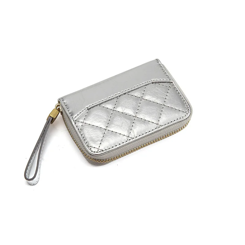 Women Cards Holder Case Wallet Card Holders Pocket Coin Genuine Leather Ladies Coin Purse Wallet Mini Clutch Bags Cartera Mujer