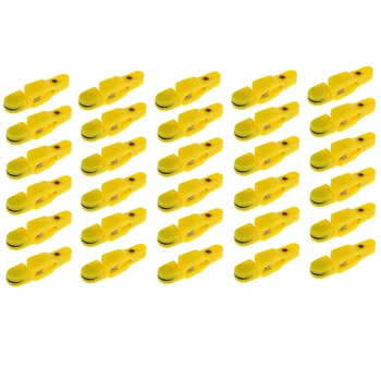 

30Pcs Heavy Tension Snap Release Clip for Weight, Planer Board,Kite Yellow