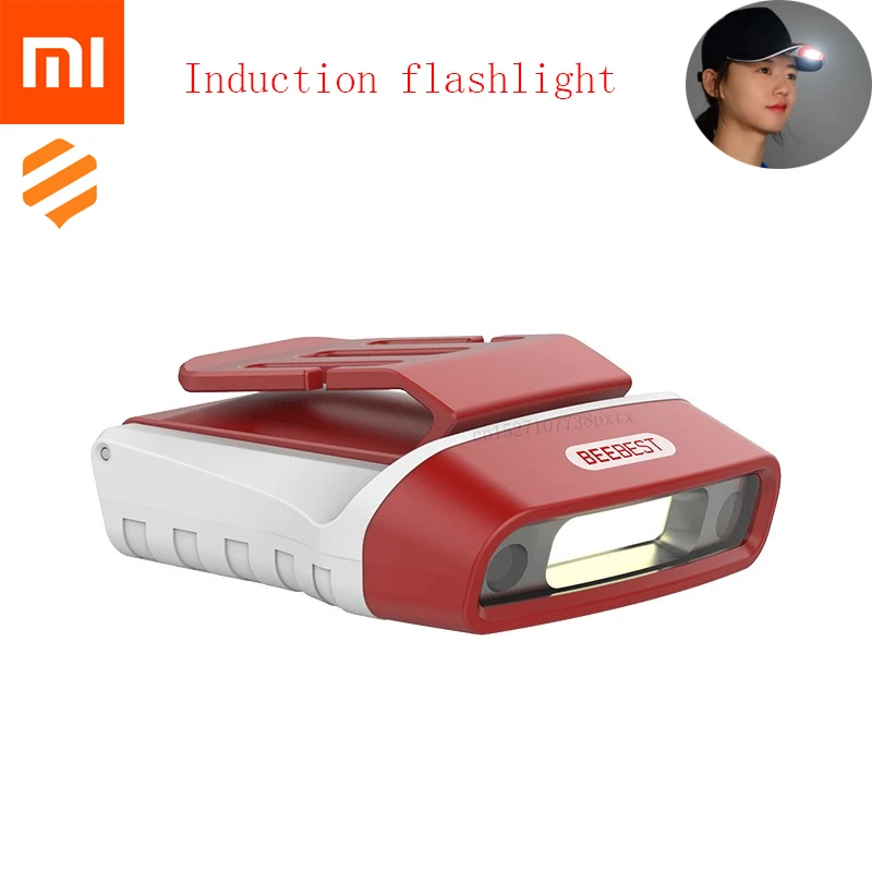 

Xiaomi Beebest Induction Flashlight COB LED Induction Headlamp 100LM 5 Modes Gesture Sensing 180° USB Rechargeable Waterproof