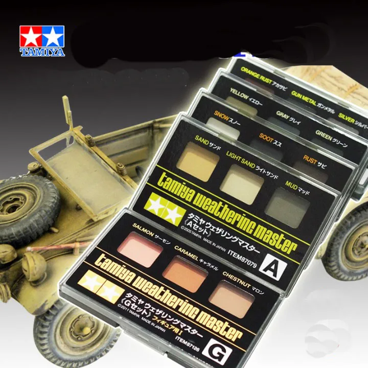 Tamiya Weathering Master 87079 87080 87088 87098 87123 87126 87127 89969 CR020-CR023 модель пастельный карандаш |