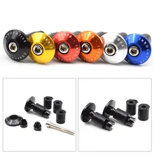 Мотоцикл 7/8 ''рукоятка конец грузики руль Грипсы кепки антивибрационные силдер разъем для Yamaha Kawasaki Honda Suzuki