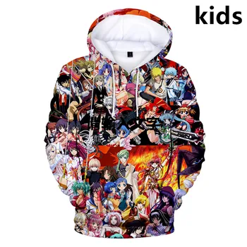

2 To 13 Years Anime ONE PIECE / NARUTO / TOTORO Clothing Children kids Boys Girls Long Sleeve Hoodie Streetwear Child Sweatshirt