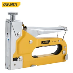 Deli – agrafeuse à ongles multi outils, pistolet, outils de fixation, pour porte en bois, Rivet, cadre de rembourrage, Kit d'agrafes 
