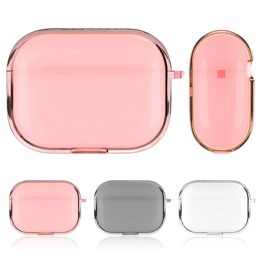 Ultra Thin Protective Case Silicone For AirPods Pro 2019 Wireless Charging Cover Bluetooth Headset Shockproof | Электроника